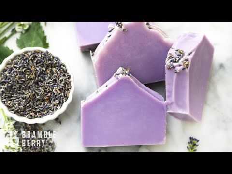 How To Make Natural Lavender Soap Recipe For Beginners Bramble Hqdefault