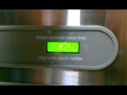 elkay drinking fountain filter reset