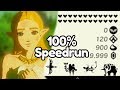 I was the 5th person to finish a Zelda Breath of the Wild 100% Speedrun [4/4]
