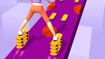 Skater Stacker - All Levels Gameplay Android, iOS