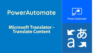PowerAutomate - Translate Text with MS Translator