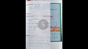 Lesson plan on integers | Mathematics | D.EL.ED B.ED | Takeover Study