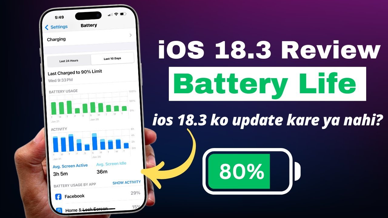 iOS 18.3 Review After 3 Days Use | Battery Life & Performance | Should ...
