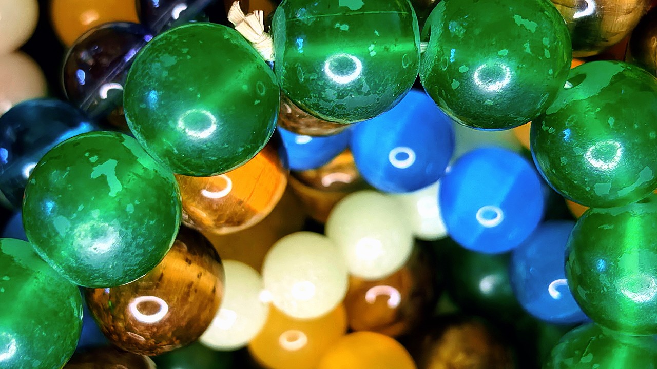 Beautiful Beads Show 🌈 Perfect Colors That Relax Your Mind | Colorful Beads Collection ✨ So Satisfy