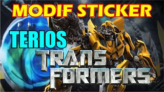Terios Transformer, Sticker Mobil Transformer, Bumblebee Samping Kanan Dan Kiri Terlihat Keren