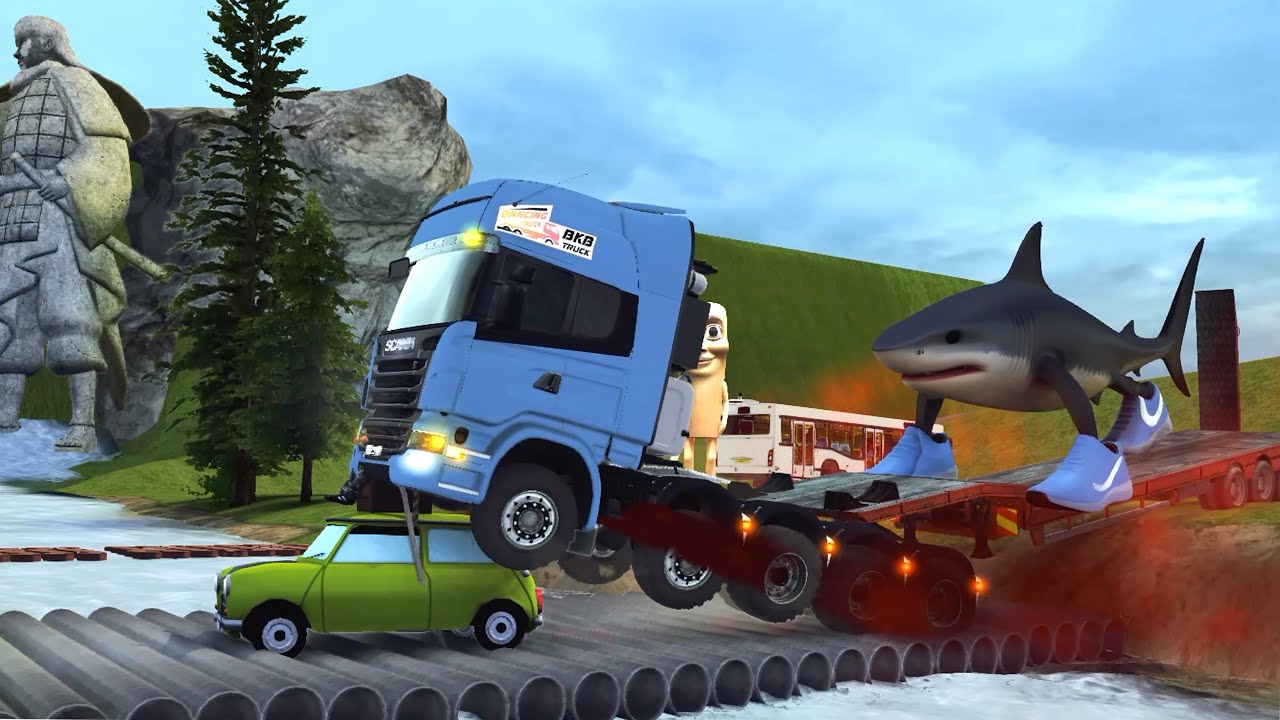 🏔️ «Перевозка тяжелых грузов через горы – захватывающий симулятор вождения грузовика!» Mudrunner 118