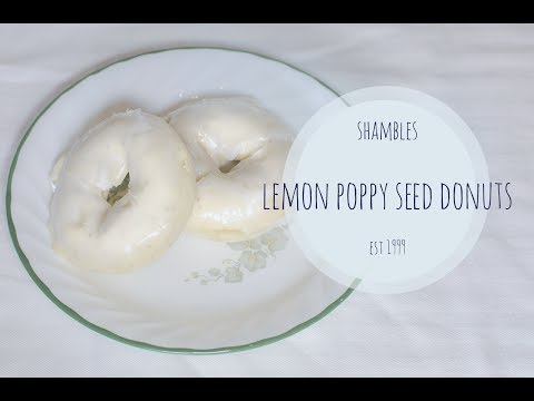 Video: Hoe Maak Je Lemon Poppy Geglazuurde Donuts