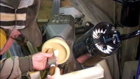 No Chuck Bowl Segment 8 - Finish turning the inside