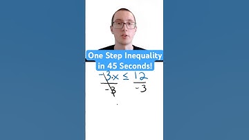 One Step Inequality in 45 Seconds!