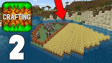 Crafting And Building - Survival Gameplay Part 2 - DOUBLE FARM (2022)
