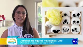 #DeMujerAMujer | Jabones de figuras navideñas: una alternativa de obsequio para estas fechas