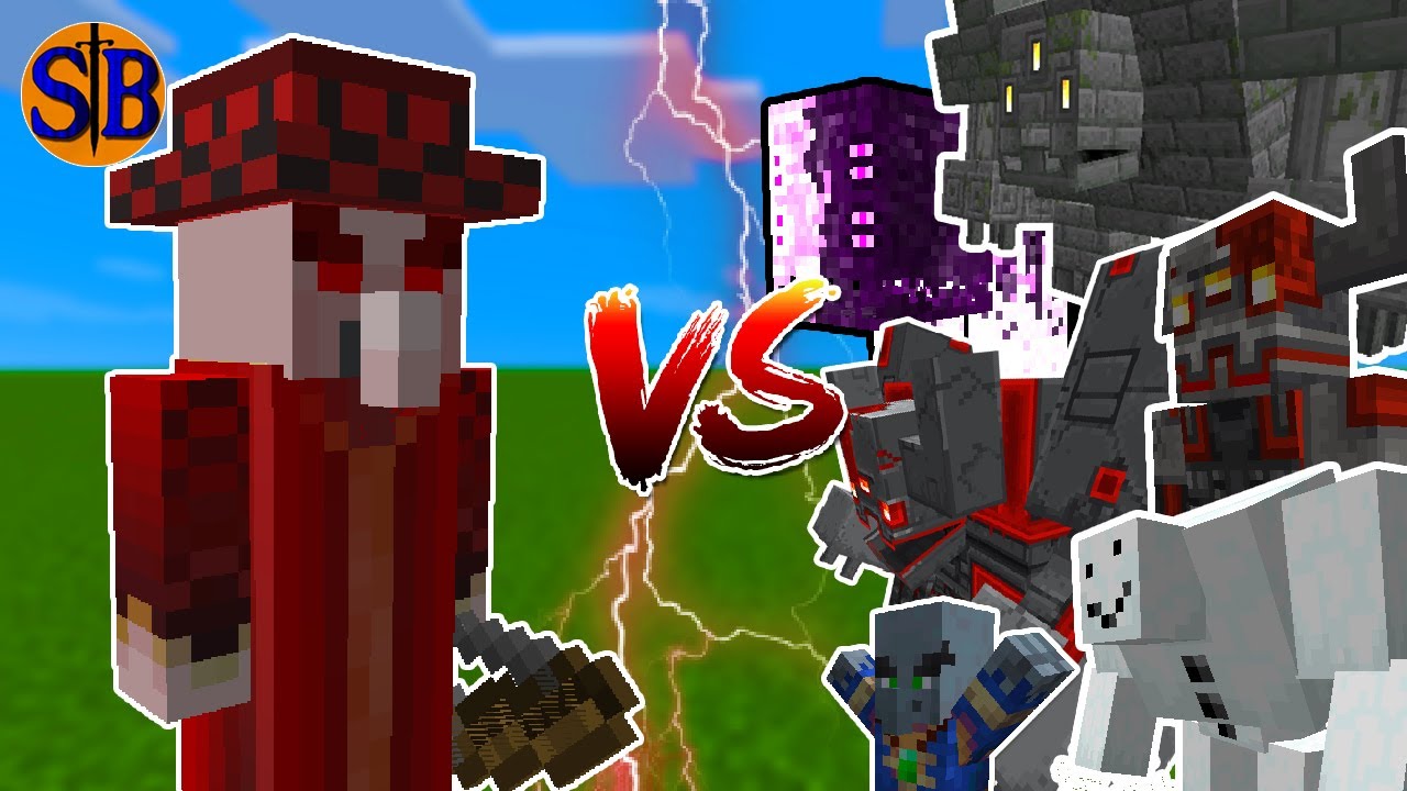 The Crimson vs Crimson steve's More Mobs - YouTube