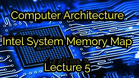 Computer Architecture: PC System Memory Map for Intel System x86