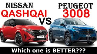 ALL NEW Nissan Qashqai Vs ALL NEW Peugeot 3008 | Which one is better ?