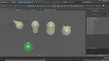 41. 마야리깅기초maya rigging_basic_blendShape Basic