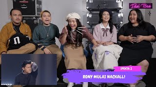 NOVIA HISTERIS LIAT PERFORM RONY | IDOL BAE PART 2 | SPEKTAKULER SHOW 2 INDONESIAN IDOL 2023