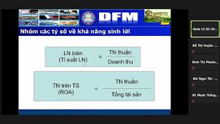 Quản Trị Tài Chính 1 - Chương 3: Phân tích báo cáo tài chính