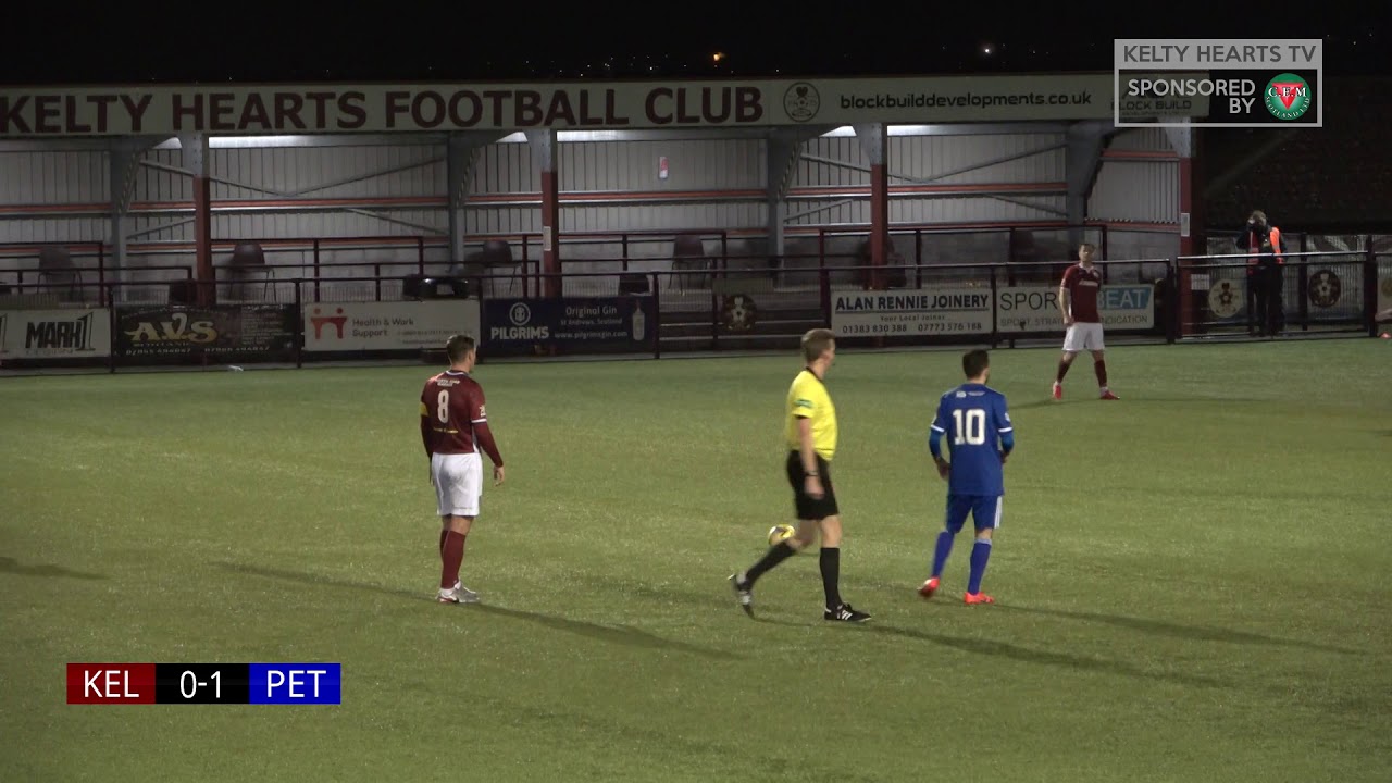 Kelty Hearts v Peterhead BetFred Cup Rd 1 10/11/20 YouTube