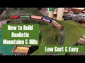 How to Make Realistic Model Mountains & Hills Super Cheap