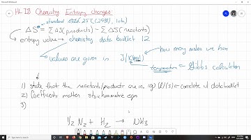 IB HL Unit 15 Video 9 How to calculate entropy changes introduction