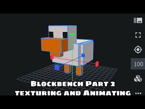 Blockbench Part 2 | Texturing and Animating | Simple Tutorial - YouTube