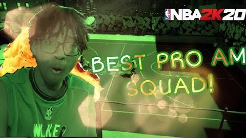 THE BEST 3V3 PRO AM SQUAD ON NBA 2K20!