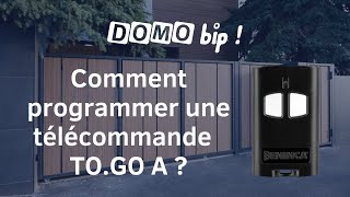 Programmer Une Télécommande Beninca To.go A Togo2A Togo4A