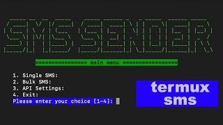 SMS Termux script App with API screenshot 3