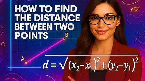 Distance Between Two Points | d = √((x₂ – x₁)² + (y₂ – y₁)²) | Formula  Explained | Limitless Math