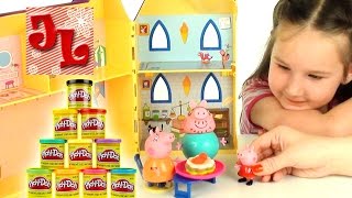 Плей До - Свинка Пеппа для папы Свина и мамы Свинки делает торт с Юлей || Peppa Pig Play-Doh Плей До - Свинка Пеппа для папы Свина и мамы Свинки делает торт с Юлей || Peppa Pig Play-Doh