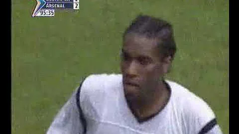 UNREAL SKILLS Nigeria's Jay Jay Okocha's Rainbow Flick for Bolton v Arsenal
