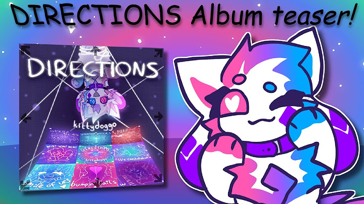 DIRECTIONS // animated Album teaser video! :3 💚🩵🩷