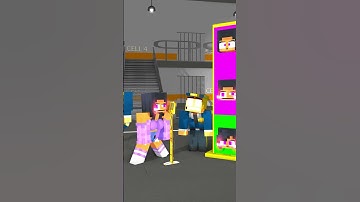 NEW Herobrine Want APHMAU Attention In Barry Prison Rank Up Challenge!