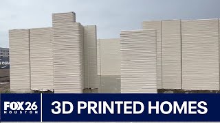 Houston company making 3D printed homes