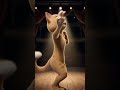 Watch this adorable animated cat show off its dance moves! 🕺💃 #viralshort #funnycats