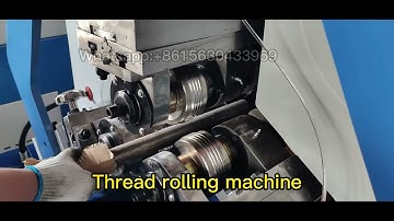 Chinese factory exports automatic thread rolling machine (steel wire or wire rope or customized)