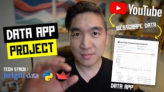 Building a web app in Python for analyzing YouTube channels