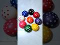 🌈 9 Polka Dot Balloons in a Circle | Perfect Color Harmony ASMR Short #dotballoon