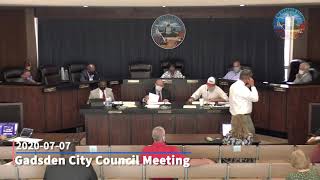 Gadsden City Council Meeting 2020-07-07