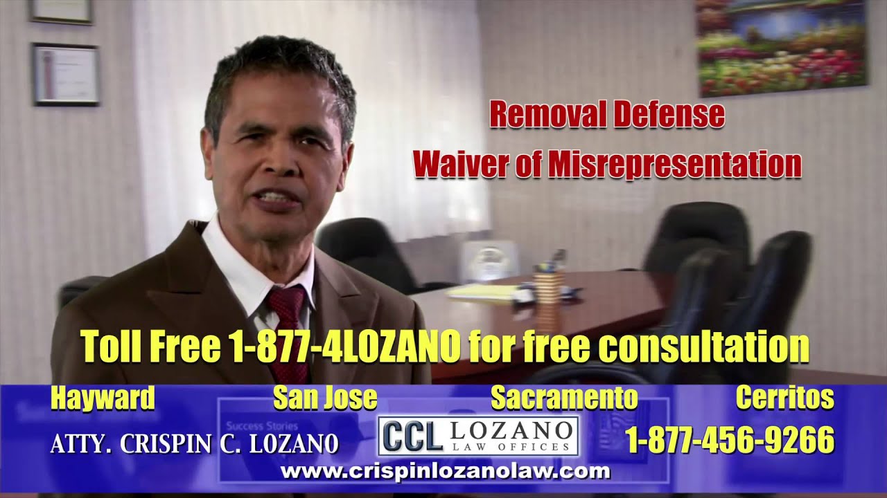 Law Offices of Crispin Lozano 2013 TV ad YouTube