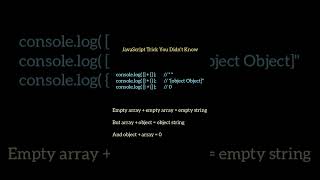 JavaScript is weird 😅#javascript #shorts #tricks