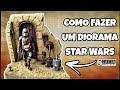 Como fazer um diorama de Tatooine -Star Wars - The Mandalorian - toy makeover
