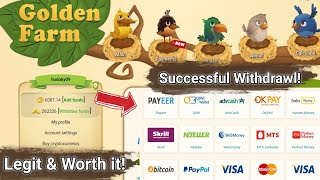 Golden Farm Biz (Withdraw successful 100% Legit) Website Penghasil Uang 2022 screenshot 5