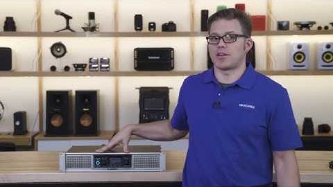 QSC GXD Amplifier DSP Setup | Crutchfield video