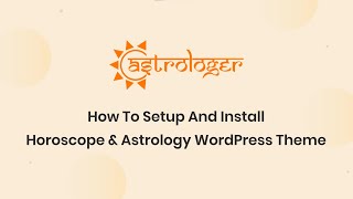 How To Setup & Install Horoscope and Astrology WordPress Theme screenshot 5