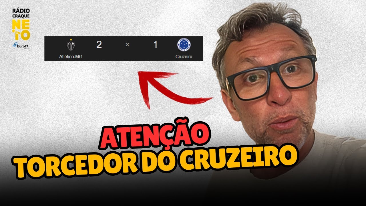 ESSE CARA VAI ACABAR COM O CRUZEIRO, ESTOU AVISANDO - CRAQUE NETO FALA APÓS CLÁSSICO MINEIRO