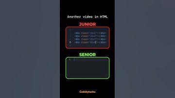 "HTML Basics to Advanced: Mastering Junior & Senior Level Skills!" #webdevelopment #css #html