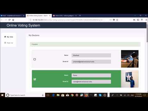 online voting system