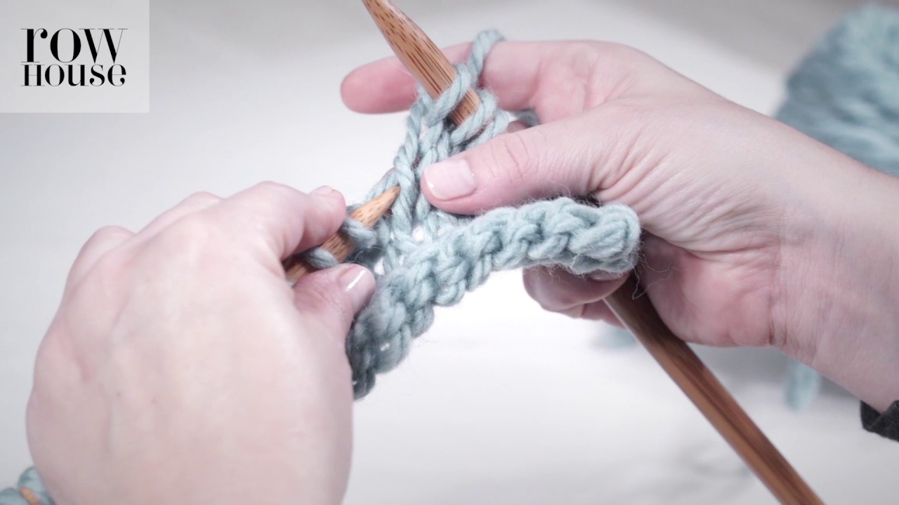 Increase in a Knit Stitch YouTube