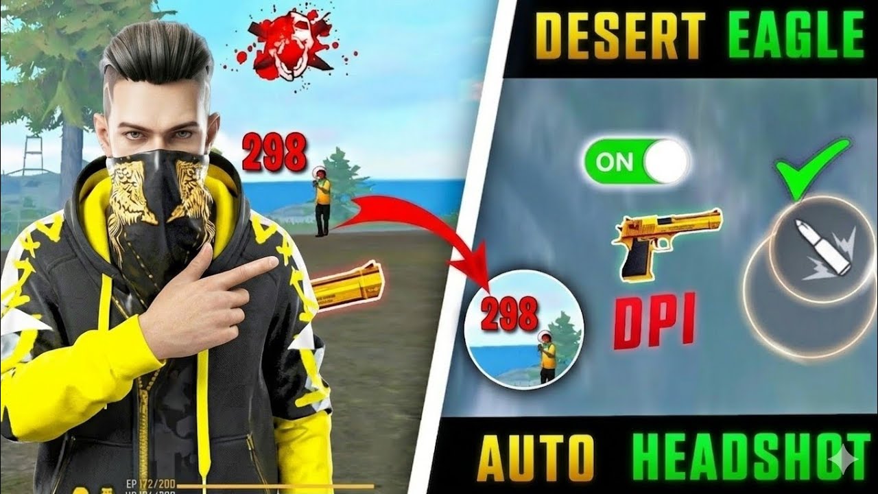 Raistar 🤯 Secret Headshot Trick 🔥| Desert Eagle One Tap Headshot Trick ...